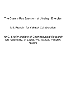 Energy Spectrum of Primary Cosmic Rays in the Energy Region of