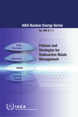 Policies and Strategies for Radioactive Waste