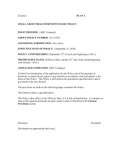 Carrier - State of New Jersey