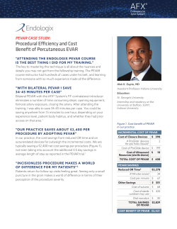 Procedural Efficiency and Cost Benefit of Percutaneous