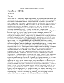 Blaise Pascal - Amazon Web Services