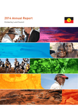 2014 Annual Report - Kimberley Land Council