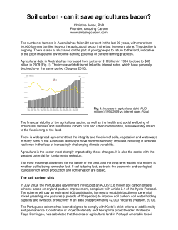Soil carbon - Environmental Protection Authority