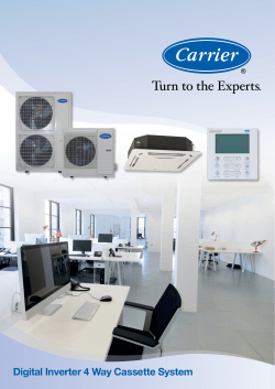 Carrier Digital 4 Way Cassette System