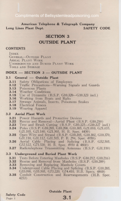 SECTION 3 OUTSIDE PLANT