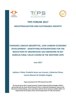 Identifying interventions for the reduction of greenhouse gas emissions