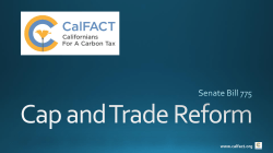 Cap and Trade Reform