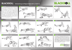 BLACKROLL Vorbereitung und Regeneration (Set 1 / Karte 1)