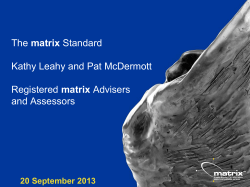 The matrix Standard