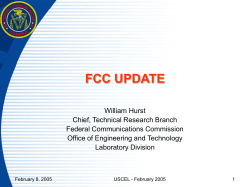 FCC Update Feb 2005