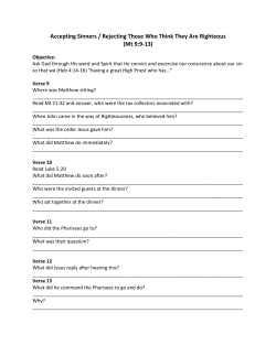 Accepting Sinners / Rejecting Those Who Think