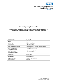 G_CS_24 Admin and Use of Oxygen SOP