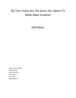 No Two Teams Are The Same: Our Advice To Mikes Bikes