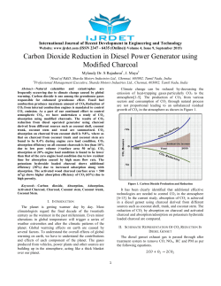 Carbon Dioxide Reduction in Diesel Power Generator