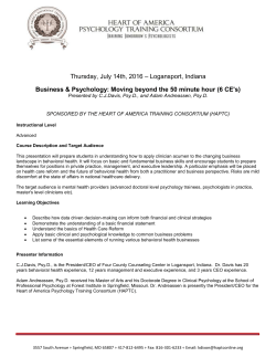 Heart of America Psychology Training Consortium