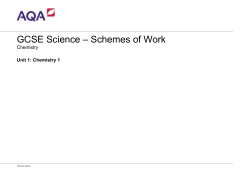 GCSE Science &ndash; Schemes of Work