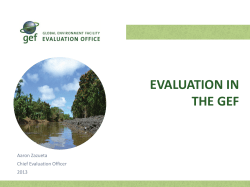 Evaluation
