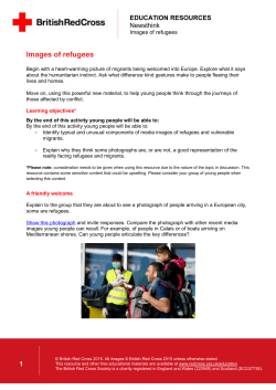 Lesson plan - Images of refugees (docx / 746.15