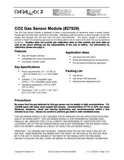 CO2 Gas Sensor Module (#27929)