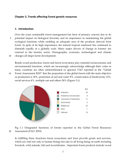 (2011) Climate change and forest genetic resources