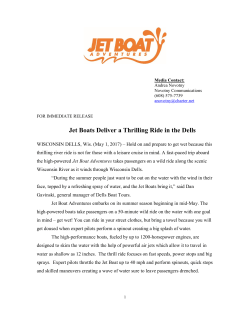 Jet Boats Deliver a Thrilling Ride in the Dells