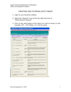 Instructions for Auditing Data Tables