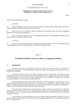 P.1057 - Probability distributions relevant to radiowave