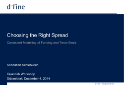 Choosing the Right Spread