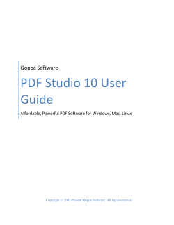 PDF Studio 10 User Guide