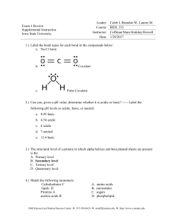 Exam Review Key Kukday 1/29