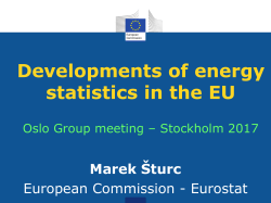 Eurostat Marek &Scaron;turc European Commission