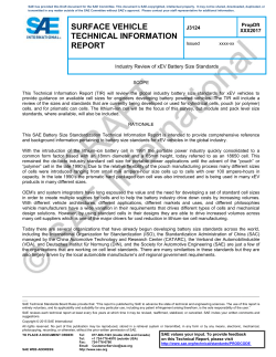 J3124 - First Draft Technical Information Report