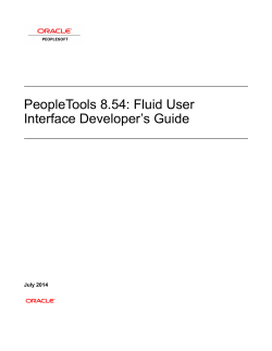 Fluid User Interface Developer`s Guide