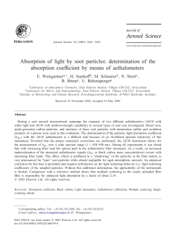 Absorption of light by soot particles