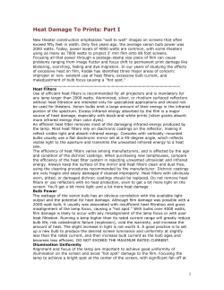 Heat Damage To Prints 1