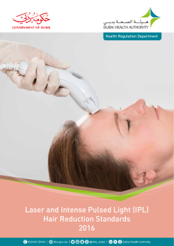 Laser and Intense Pulsed Light (IPL) Hair Reduction Standards 2016