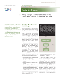 GeneChip&reg; Mouse Expression Set 430