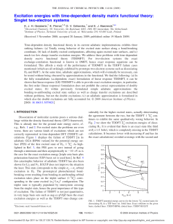 Excitation energies with time-dependent density matrix functional