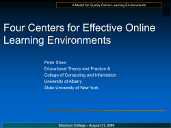 August 31, 2009 - Stockton University