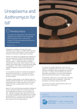 Ureaplasma is a bacteria commonly found in the reproductive tract