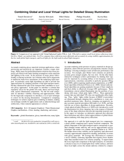 Combining Global and Local Virtual Lights for
