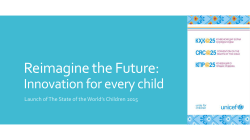Presentation about digital report the State of the World