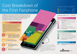 Click here to the full Fairphone Cost Breakdown and Key