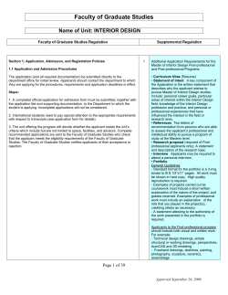 Section 1: Application, Admission, and Registration Policies