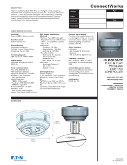 ConnectWorks iSLC-3100-7P Wireless Lighting