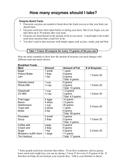 How many enzymes should I take?