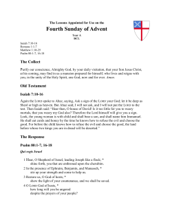 AAdv4_RCL - The Lectionary Page