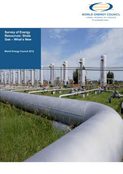 Survey of Energy Resources: Shale Gas – What`s New