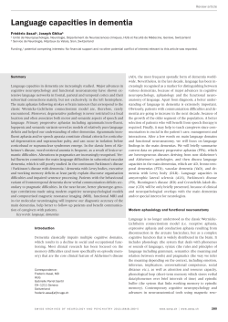 Dementia classically impairs multiple cognitive domains, which