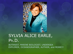 DR. SYLVIA ALICE EARLE